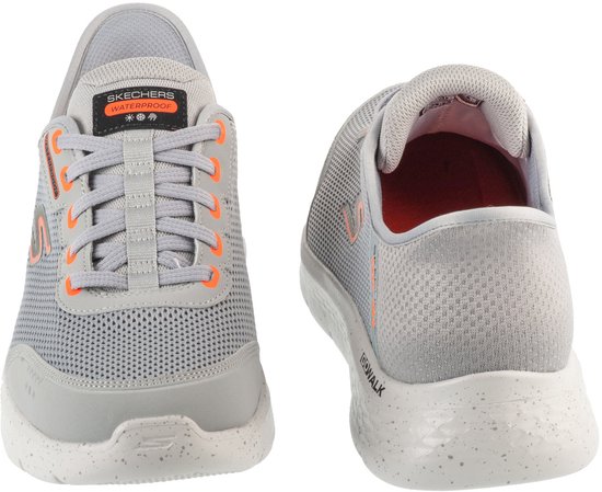Skechers Slip-Ins : Go Walk Flex – Imperméables, Homme, Grijs, Chaussures de course, Pointure : 44