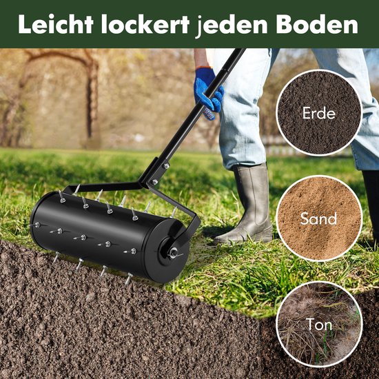 Gazon prikrol voor effectieve beluchting