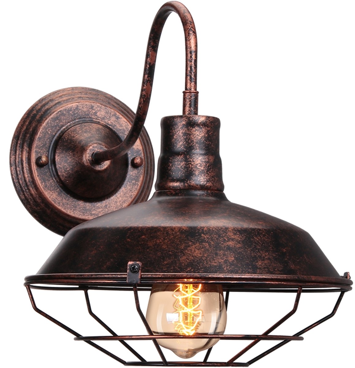 Wandlamp Industrieel Vintage Metaal Wandverlichting Woonkamer Retro Binnenwandlamp E27 Roe