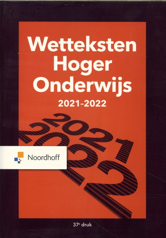 Foto: Wetteksten hoger onderwijs 2021 2022
