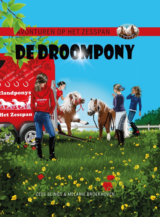 Stripalbum - Avonturen op het Zesspan - De Droompony - Muziek stripboek van Cees Slings en Melanie Broekhoven