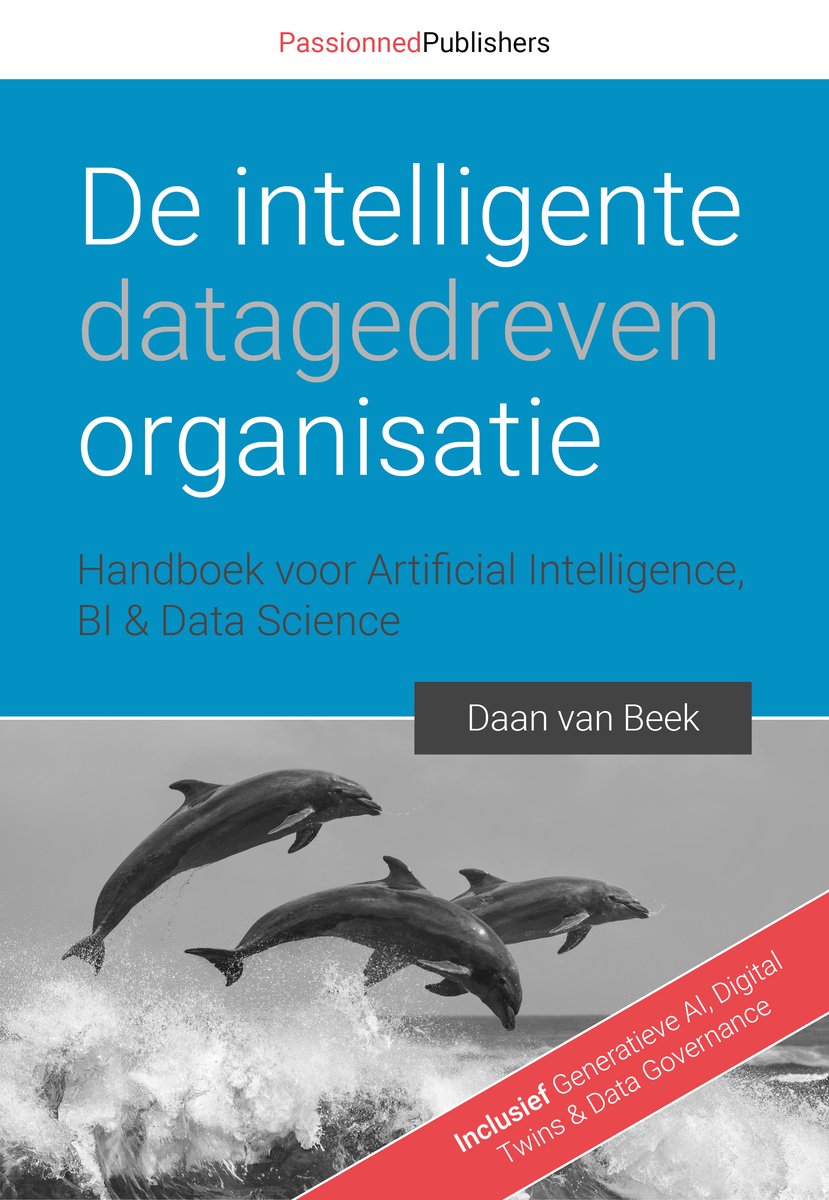 Omslag van De intelligente, datagedreven organisatie