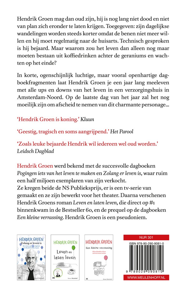 Pogingen iets van het leven te maken - back cover