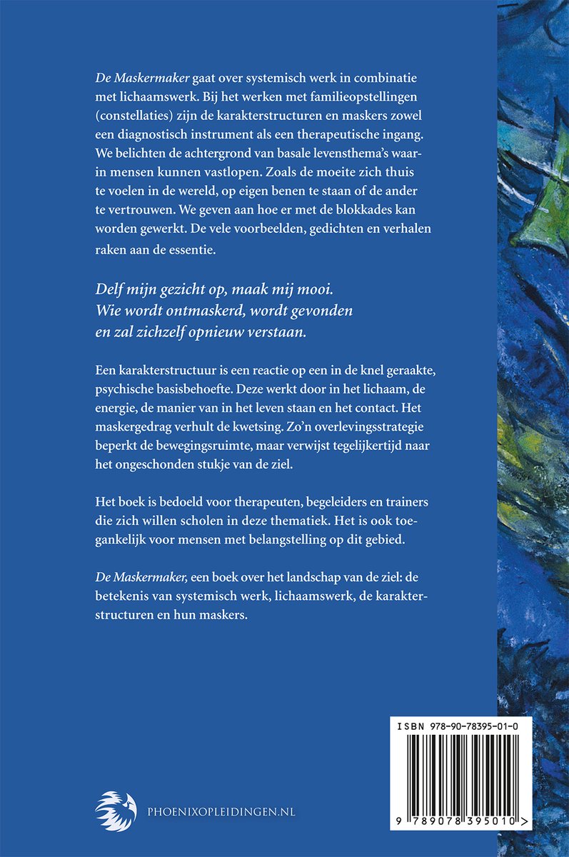 De maskermaker - back cover
