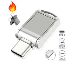 512GB USB Stick USB 3.2 Type-C & USB-A – Hoge Snelheid Flash Drive Geheugenstick voor Smartphone, Laptop, PC – Externe Opslag, Back-up, Bestanden Overzetten
