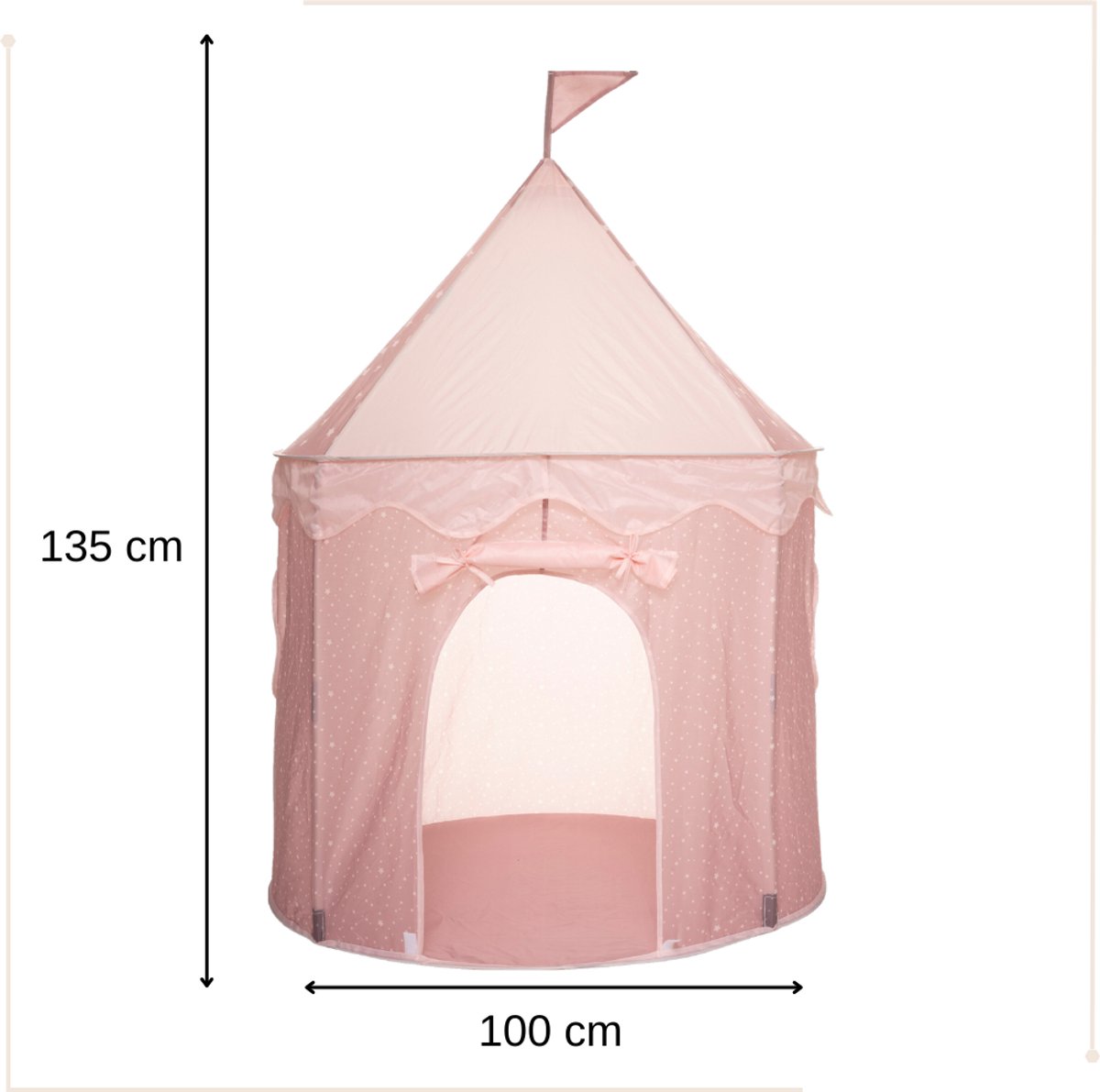 Tipi Tent Beige - Neutrale Speeltent Kinderkamer – Little Pure Kids