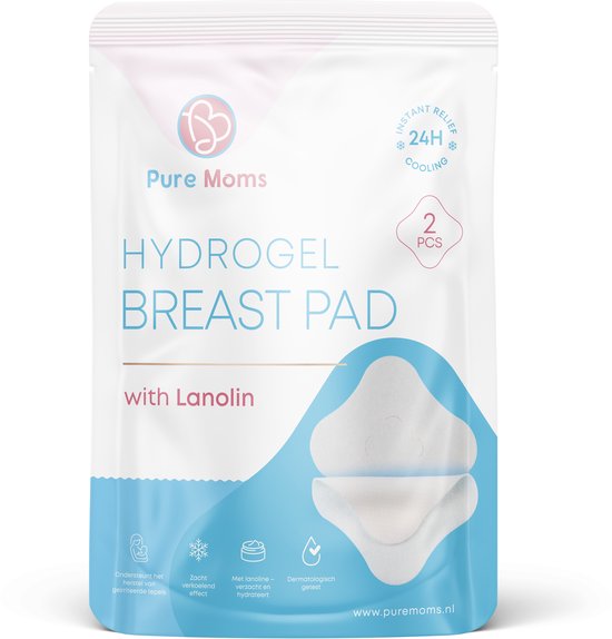 Pure Moms - Hydrogel Pads met Lanoline - Koelend & Verzachtend - 10 stuks - Voor Tepelherstel bij Borstvoeding van Pure Moms — afbeelding 4