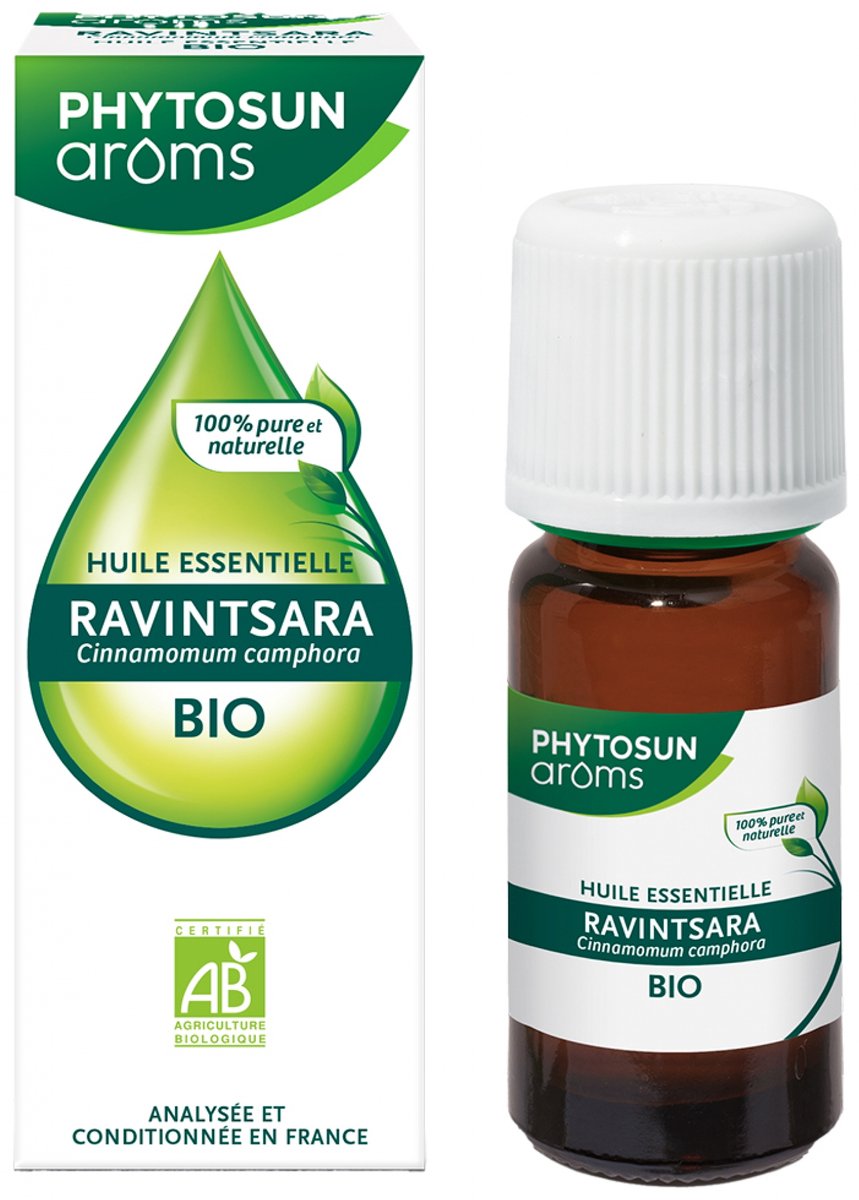 Phytosun Arôms Ravintsara Etherische Olie (Cinnamomum Camphora) Organisch 5 ml
