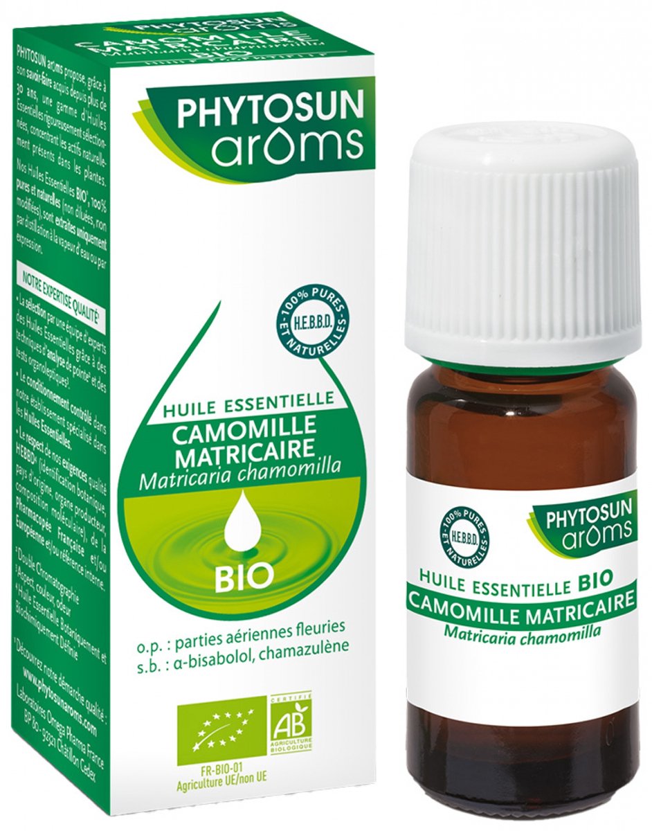 Phytosun Arôms Essentiële Kamille Olie (Matricaria Chamomilla) Bio 5 ml