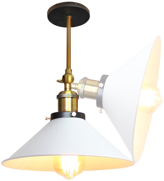 Solar wandlamp vierkant XL - Design up & downlight - 4 stuks