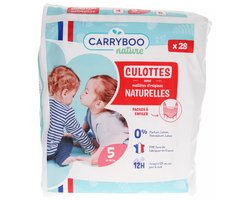Carryboo Natural Slipjes 28 Slipjes Maat 5 (12-18 kg)