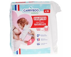 Carryboo Natural Slipjes 30 Slipjes Maat 4 (8-15 kg)