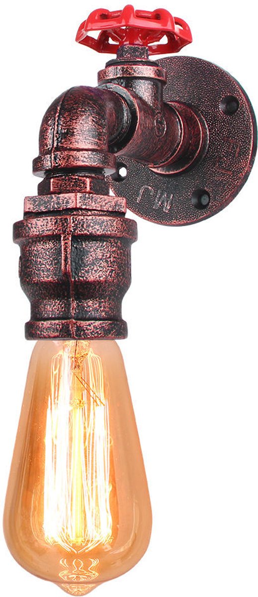 Wandlamp Industrieel Binnen E27 Muurverlichting voor Slaapkamer Woonkamer Garage Roest