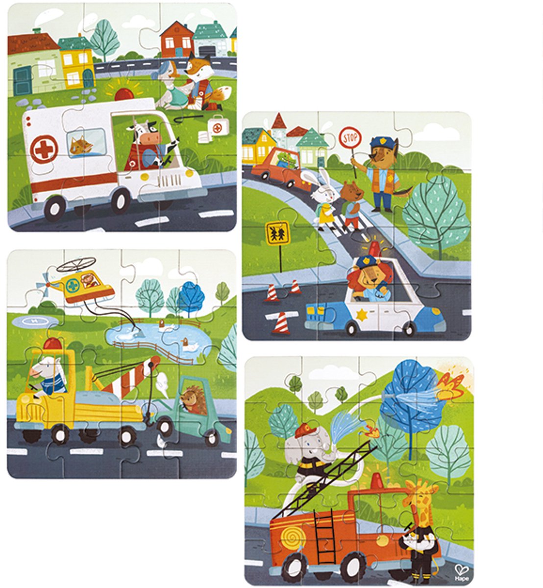 Reddingsvoertuig puzzel
