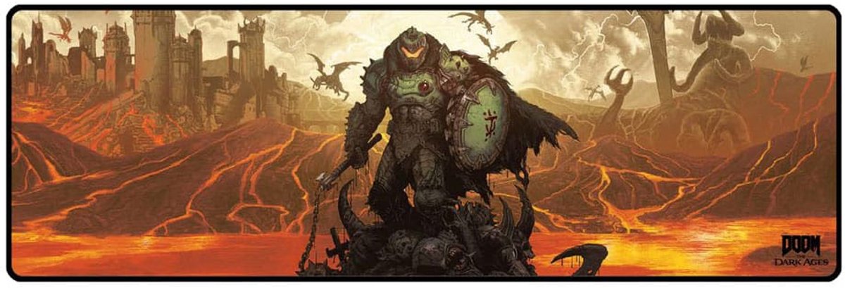 DEVplus Doom The Dark Ages Oversize Mousepad Slayer´s Triumph Mouse pads