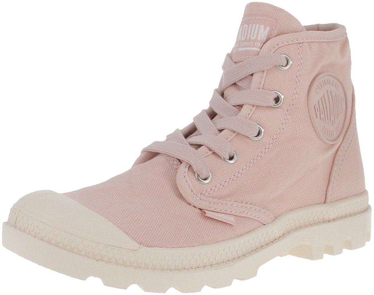Palladium 92352 Womens Pampa Hi Damesschoenen 613-ROSE-SMOKE Roze