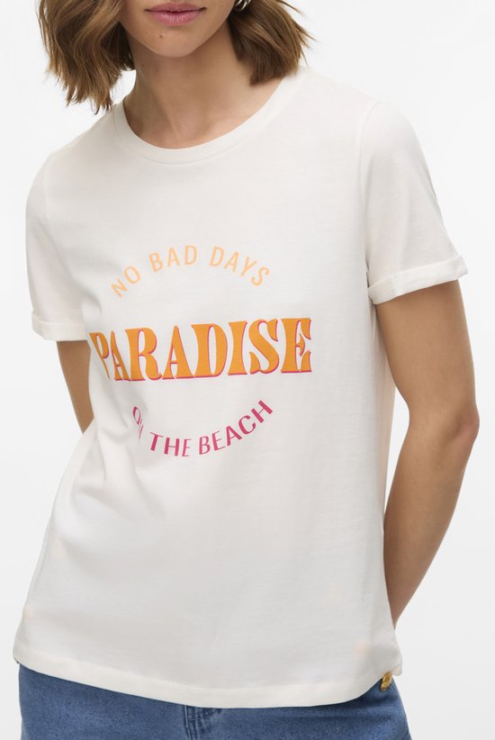 Vero Moda Regular Fit O-hals T-shirt • Se priser