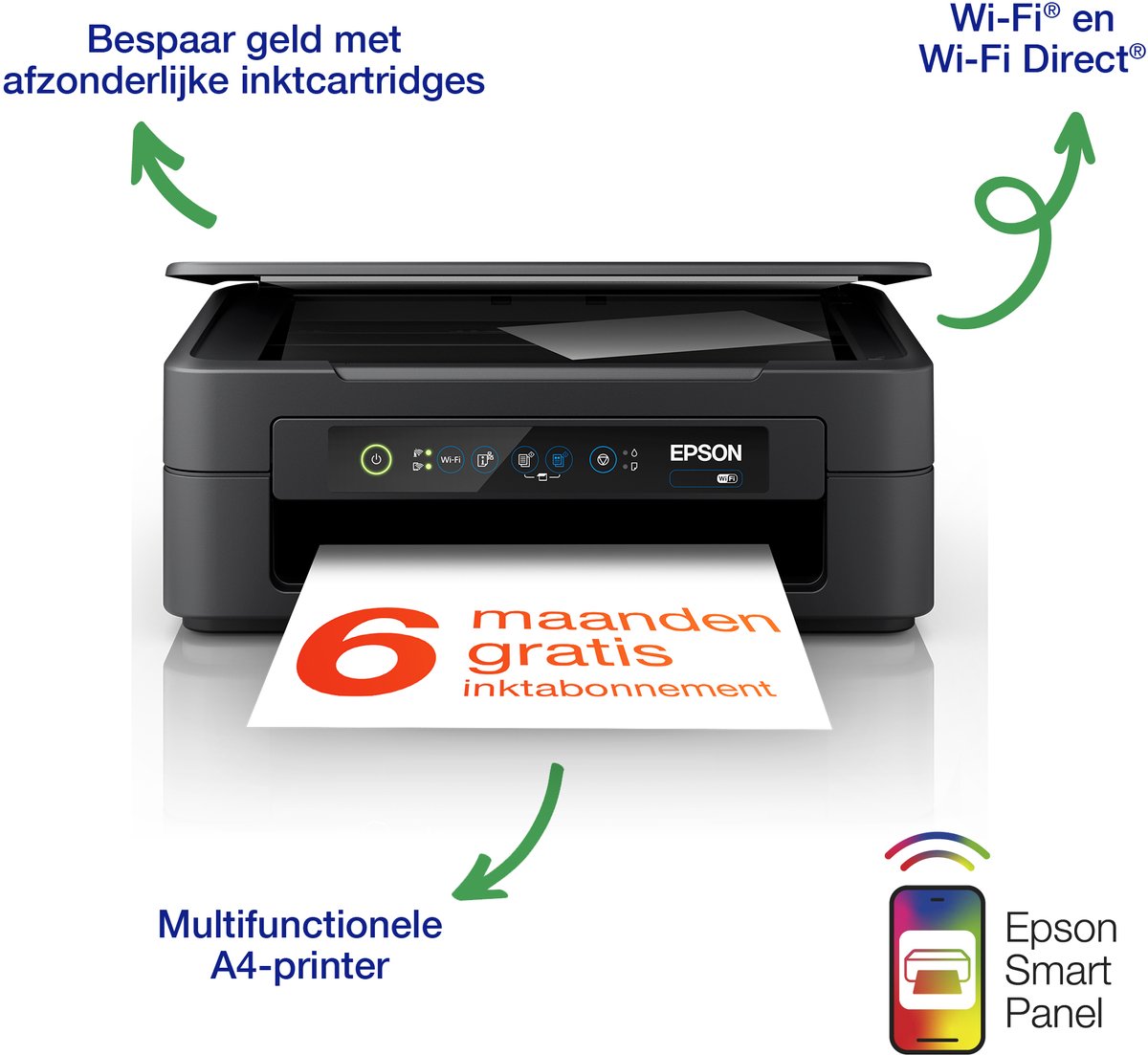 Epson Expression Home XP-2205 - All-In-One Printer - Geschikt voor ReadyPrint - Zwart — afbeelding 2