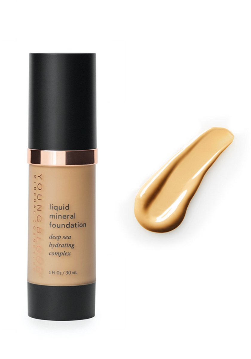 Youngblood Cosmetics - Liquid Mineral Foundation - Geeft een natuurlijk, dekkend resultaat