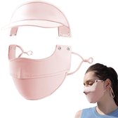BQLYblink 20 stuks make-up beschermkap, wegwerp gezichtsafdekking van vliesstof, beauty en kledingbescherming, ademend cosmeticamasker voor vrouwen en meisjes, verkleden, bruiloft
