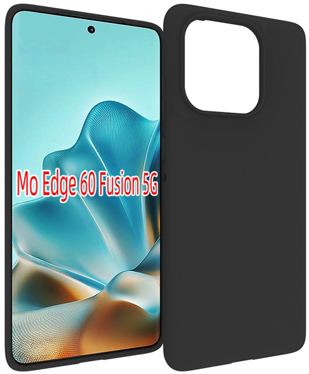MobyDefend Hoesje - Geschikt voor Samsung Galaxy S25 Edge - TPU Backcover - Mat Zwart