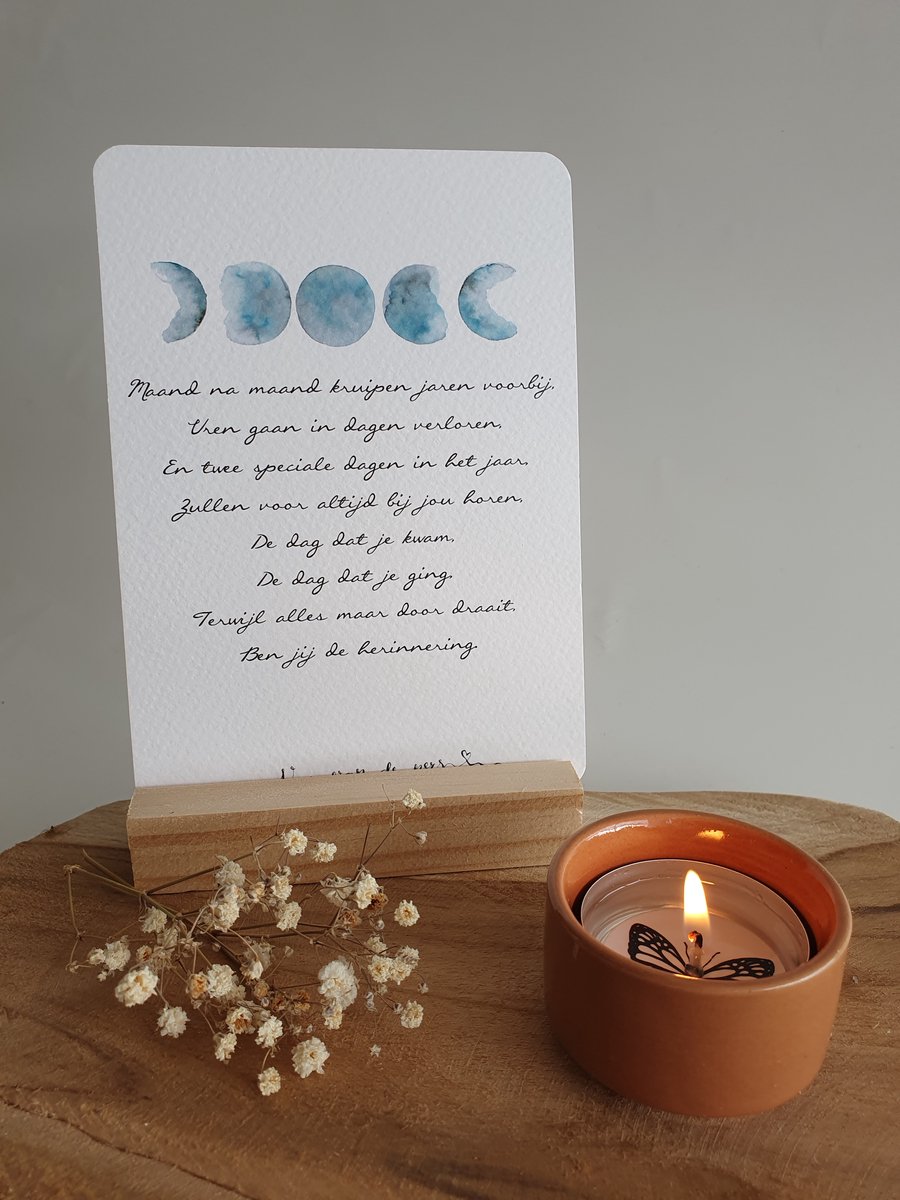 Troost cadeau | Verlies | Rouw | Geschenkset | Herinnering