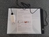 Tablette lumineuse LED A4 - Dimmable - Caisson lumineux - Planche à dessin -