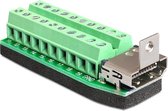 Delock - Adapter HDMI Buchse - Terminalblock 20pin