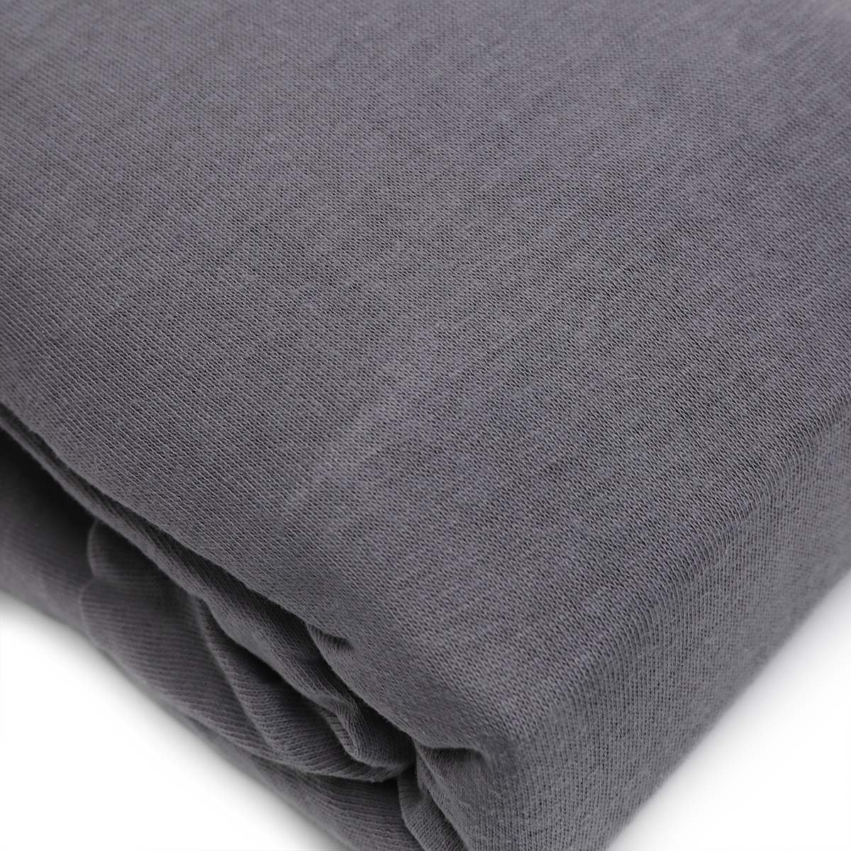 HOMLA - Bed sheet - CLAIRE - Jersey Grey - 160x200 cm