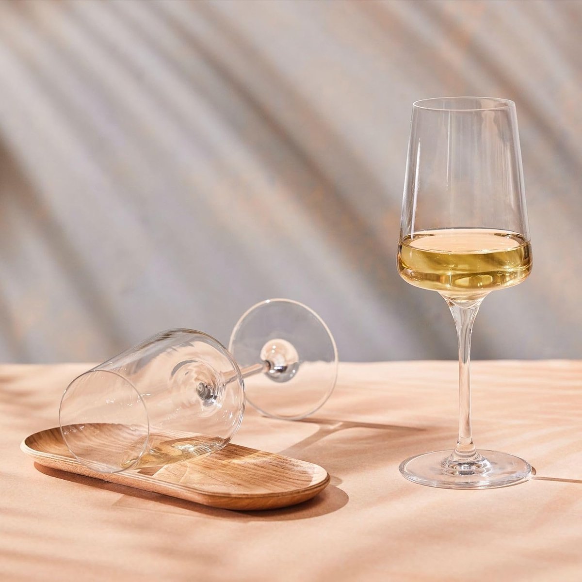 KROSNO | Wijnglazen voor witte en mousserende wijn | Set van 6 stuks - 400 ml | Elegant, Crystal Glass, Loodvrij glas | Perfect voor thuis, restaurant en feesten | Kunnen worden gewassen in de vaatwasser – foto 3
