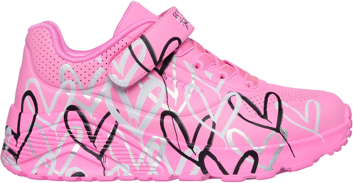 Skechers Uno Lite-Love Levitate - Meisjes Sneakers - Roze