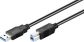 Alcasa 2710-S01 USB-kabel 1 m USB A USB B Zwart