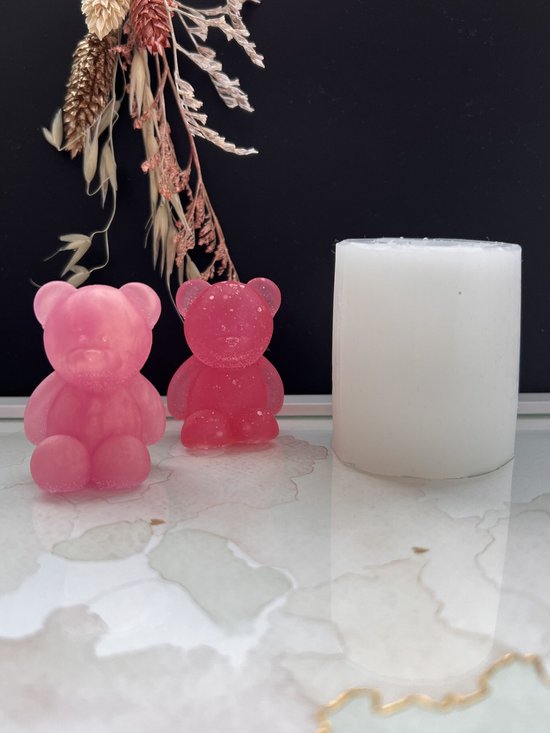 Moules en Siliconen - Klein Ours | 1 pièce - Convient pour l'époxy, le Plâtre, la jesmonite, la bougie