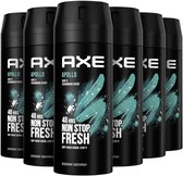 Bol.com 6x Axe Deodorant Bodyspray Apollo 150 ml aanbieding