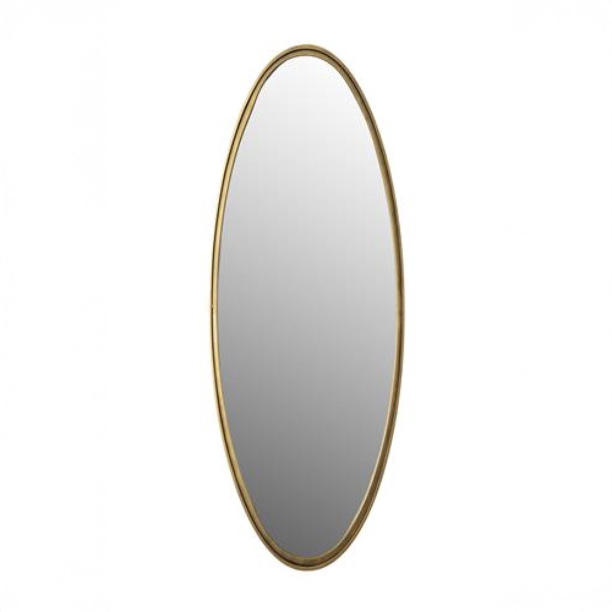 Wandspiegel Ovaal - Antique Brass - IJzer - 60x160cm - Spiegel Matz L - Giga Meubel