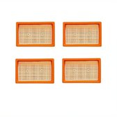 4 Stuks HEPA Stofzuigerfilters Compatibel met Kärcher MV4 MV5 MV6 WD4 WD5 WD6 – Vervangend Luchtfilter – 160x100x50 mm – Duurzaam & Efficiënt – Voor Nat- en Droogzuigers – Stofzuigeraccessoire