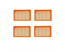4 Stuks HEPA Stofzuigerfilters Compatibel met Kärcher MV4 MV5 MV6 WD4 WD5 WD6 – Vervangend Luchtfilter – 160x100x50 mm – Duurzaam & Efficiënt – Voor Nat- en Droogzuigers – Stofzuigeraccessoire