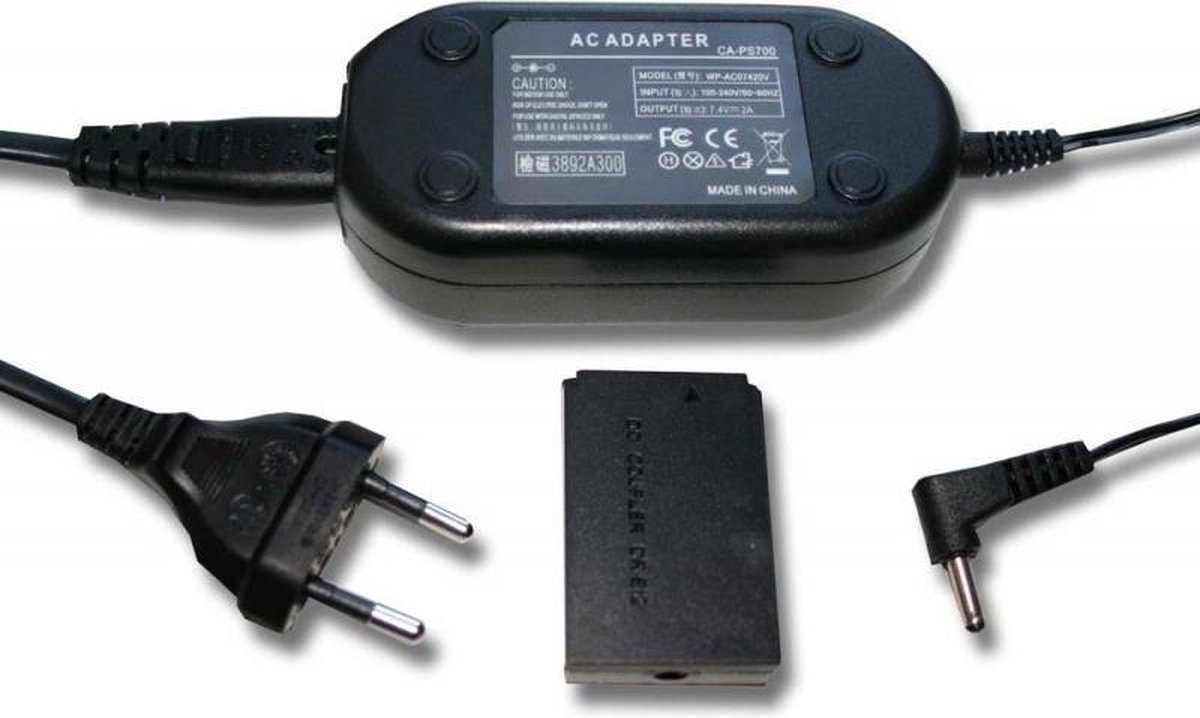 Camera voedingsadapter compatibel met Canon ACK-E12 en DR-E12 (LP-E12)