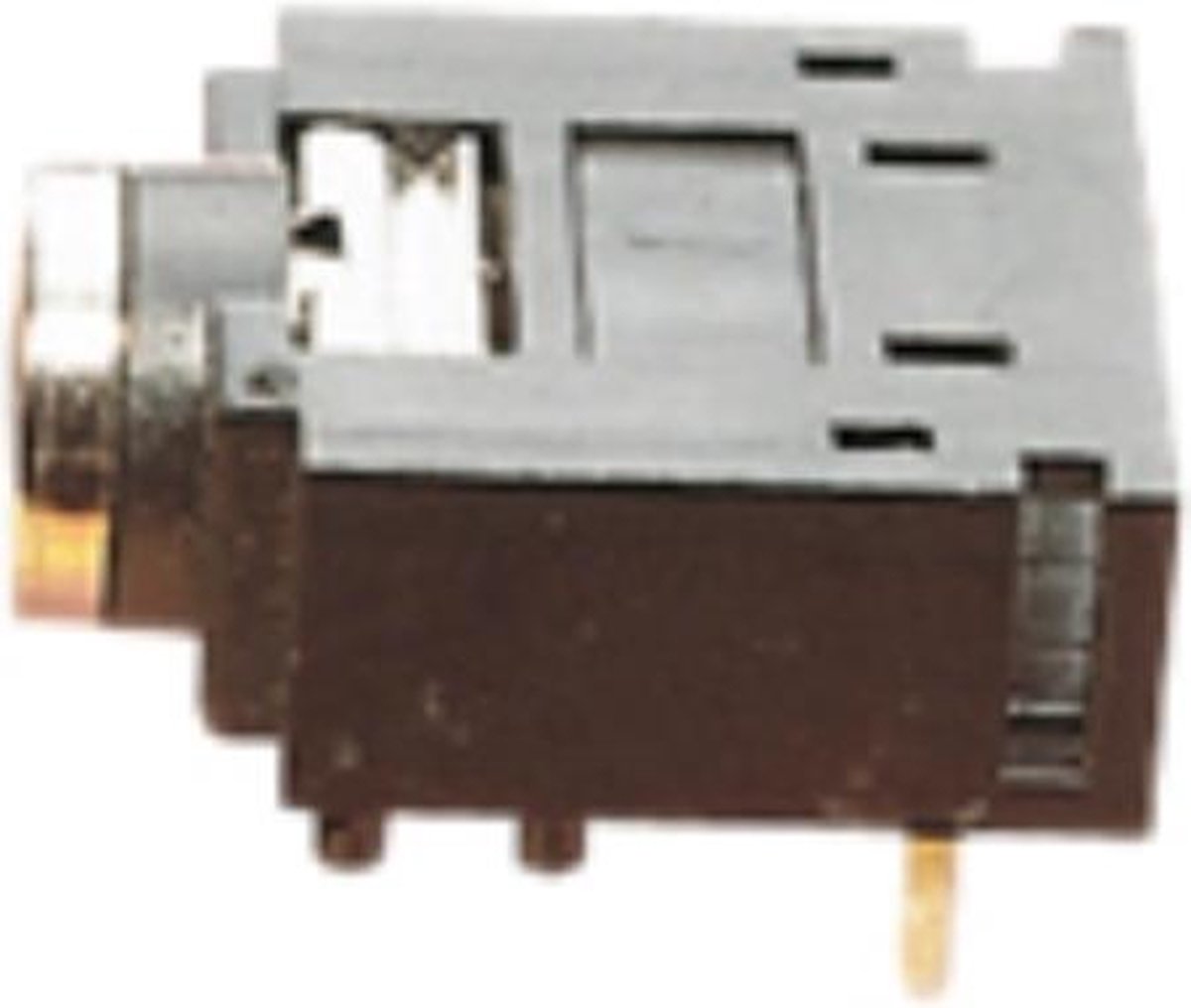 3,5mm Jack (v) PCB connector - plastic - 3 soldeerpunten / stereo