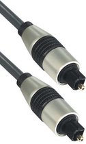 Digitale optische Toslink audio kabel - 6mm / zwart - 2 meter