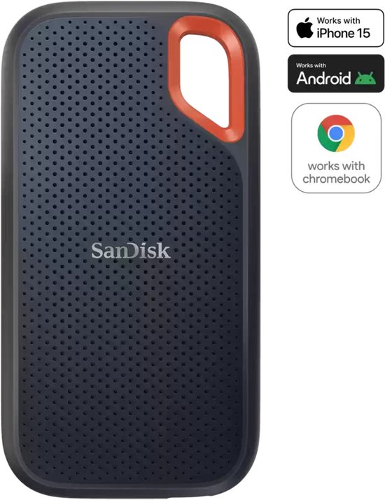 SanDisk Extreme Portable SSD – Externe SSD – USB-C 3.2 – 1 TB