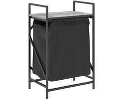 vidaXL - Wasmand - 1 - vak - met - plank - grijs - sonoma - eiken