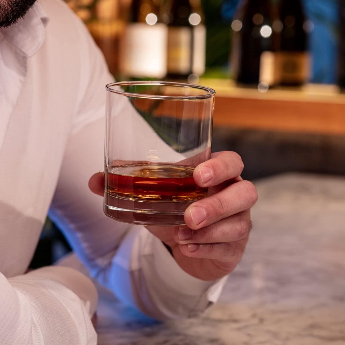 KROSNO | Whisky Glazen | Set van 6 - 300 ml | Loodvrij kristalglas | Blended Collectie | Perfect voor Thuis, Restaurants en Feesten | Vaatwasser Bestendig – foto 2