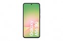 Samsung Galaxy A56 5G gris avec un écran affichant "Galaxy A56 5G".