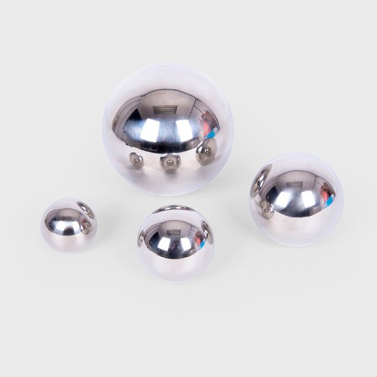 Sensorische reflecterende mystery ballen Tickit zilver (10 cm