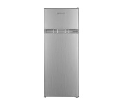 Heinner HF-H2206SE++ Koel-vriescombinatie – 206 L – LED-verlichting – Omkeerbare Deur – Instelbare Thermostaat – Zilver – 5 Jaar Garantie