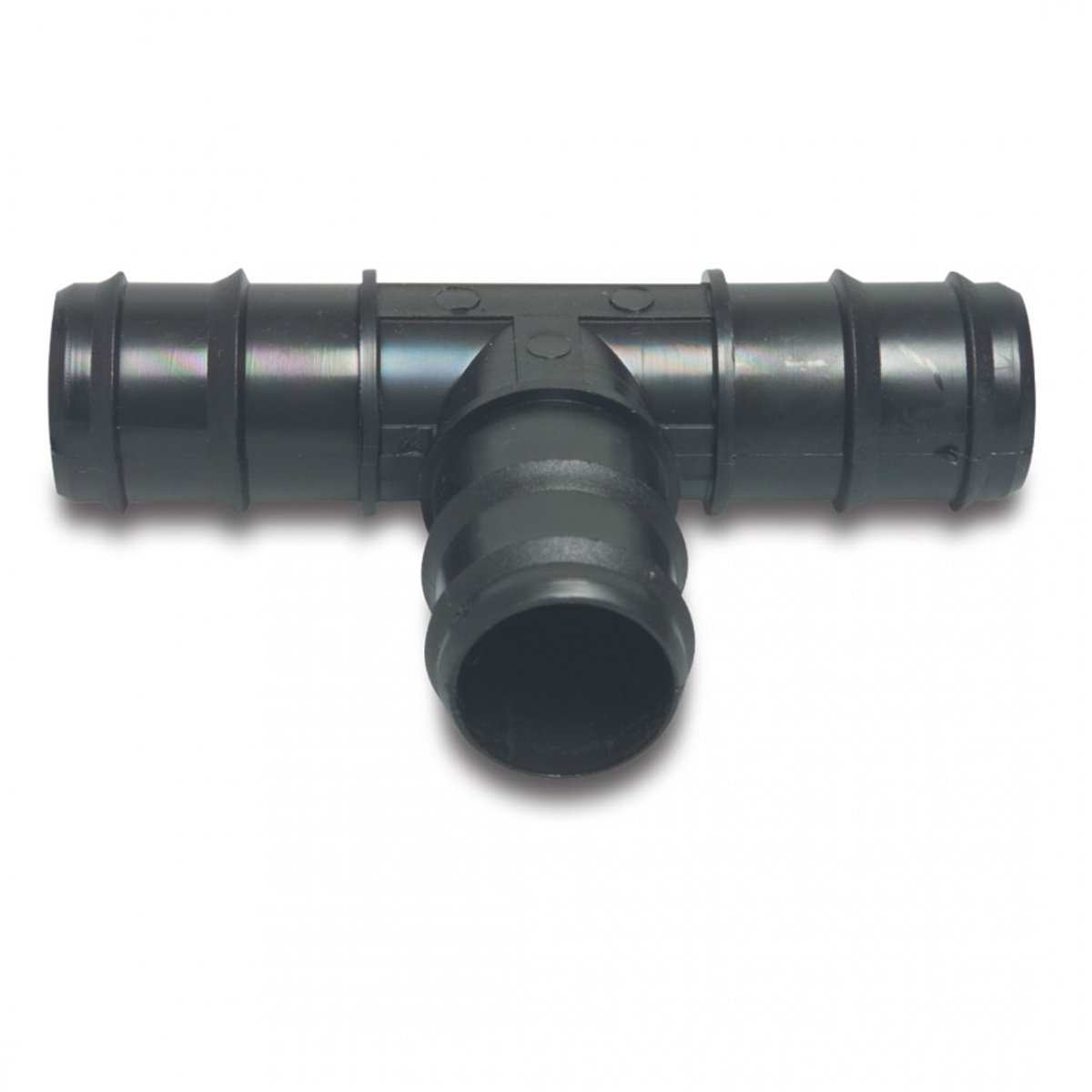 T-stuk pom zwart 40mm kunststof 1 stuk Deltafix