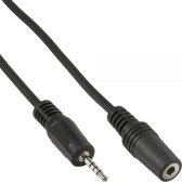 InLine 99308D audio kabel 1 m 2.5mm 3.5mm Zwart