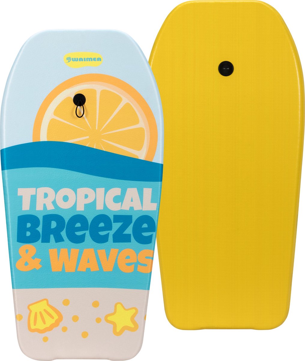 Waimea Bodyboard - Kinderen - Ca. 93 x 48 x5.2 cm - Met koord