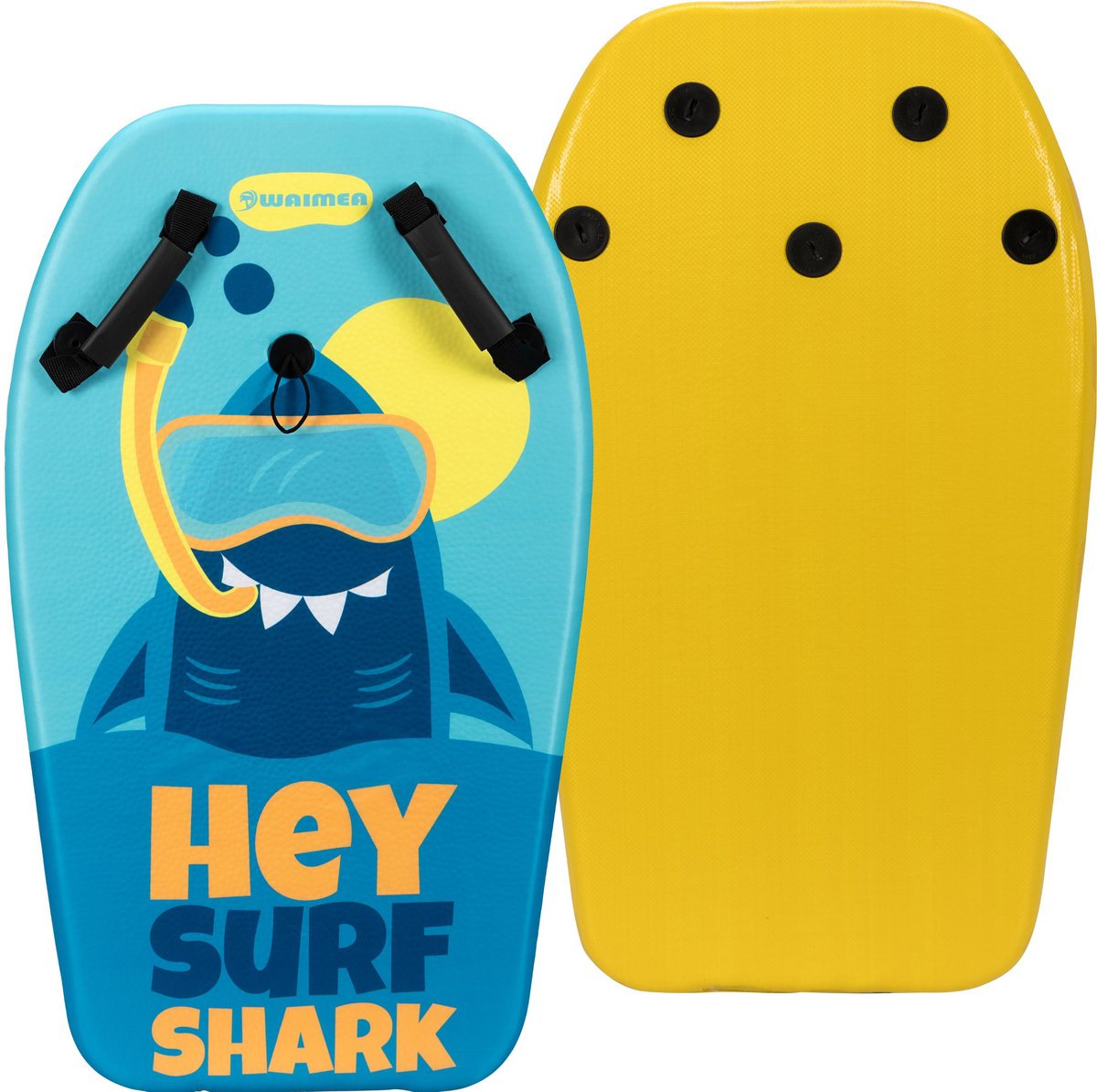 Waimea Bodyboard - Kinderen - Ca. 80 x 46 x 5.2 cm - Met handgrepen